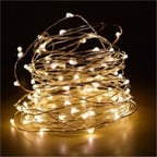 Sarı Peri LED Flaşlı Işık – 10 Metre Dekoratif Oda ve Organizasyon Aydınlatması