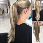 Uzun Sentetik Postiş Topuz Olarak Kullanabilirsiniz