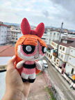Powerpuff girl turuncu bebek Amigurumi oyuncak 