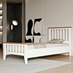 Prens Çocuk ve Genç Odası 120x200  Soft Beyaz Karyola