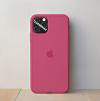 İphone X/XS Uyumlu Içi Kadife Logolu Lansman Silikon Kılıf Kapak 