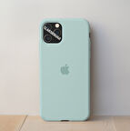 İphone 11 Uyumlu Içi Kadife Logolu Lansman Silikon Kılıf Kapak 