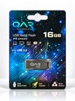 QAR Usb Flash Bellek Metal Siyah 16 GB Usb 3.0 Garantili Güvenli