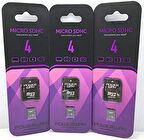 QASUL 4GB Hafıza Kartı Adaptör Dahil