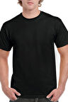 Everyday Comfort: %100 Pamuklu Siyah Basic T-Shirt