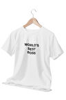 The Office Worlds Best Boss Mıchael Scott Baskılı Eğlenceli Hediyelik Beyaz Unisex T-Shirt