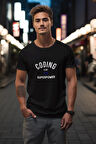 Coding ıs My Super Power Baskılı Yazılımcı Mühendis Eğlenceli Hediyelik Unisex T-Shirt