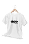 Los Angeles Şehir Temalı Hediyelik Eğlenceli Beyaz Unisex T-Shirt