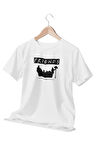 Friends Baskılı Sevgili, Eş, Özel Gün Hediye Beyaz Unisex T-Shirt No:3