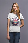 Chill Mode Baskılı Yaz Temalı Unisex Regular Fit Pamuklu Beyaz Tişört