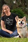 Best Dog Mom Ever No:2 Baskılı Anneler Günü Hediyelik Siyah %100 Pamuklu T Shirt
