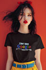 I Dont Need Google My Husband Knows Everything Baskılı Eğlenceli Beyaz T-Shirt-Kişiselleştirilebilir