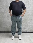 QUITS KIDS-15000-BATTAL BEDEN BEL VE PAÇA LASTİKLİ PANTOLON
