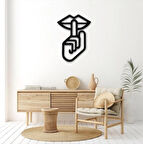 Sessizlik Temalı Lazer Kesim Duvar Dekoru