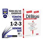 Pegem 2024 KPSS ÖABT Türk Dili Edebiyatı Türkiye Geneli 1-2-3 Deneme ve AKM Kitap Dil Bilgisi Soru Bankası Seti