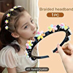 TİNEKE  Sevimli Tokalı Çocuk Tacı Şirin  Saç Tokalı Tac Tasarım Çocuk Taç Saç Bandı Toka PAPATYA