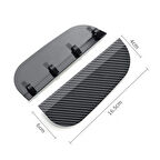 TİNEKE Araba Ayna Yağmur Koruyucu Siper Karbon Desenli