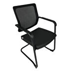 GOLDSİT QUATRO MİSAFİR KOLTUĞU 300 P (Siyah Deri) - 2 'Lİ SET