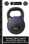 Premium Ağırlık Sportif Güç KETTLE-300-20 kg Kauçuk Kettle Dambıl 20 kg