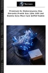 Premium Ev Dekorasyonu Hoş Görüntü Pratik Süs 10m 100 Led Damla Uçlu Mavi Işık Şeffaf Kablo