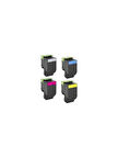 Tecprint LEXMARK CX310/CX410/CX510 CMYK Muadil Toner Seti 4 RENK