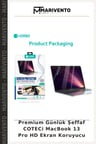 Premium Günlük Şeffaf COTECi MacBook 13 Pro HD Ekran Koruyucu