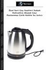 Özel Seri Çay Saatleri Sabah Kahvaltısı Akşam Çayı Paslanmaz Çelik Kettle Su Isıtıcı