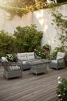 MENEKŞE 2+1+1+masa Rattan Bahçe Balkon Mobilyası