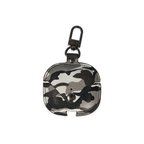 Airpods Pro 2 (2.nesil) Çanta Kamuflaj Deri Kılıf - Gri