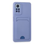 Redmi Note 12 Pro 4g Kılıf Kelvin Kartvizitli Silikon - Lila