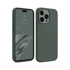 İphone 15 Pro Max Kılıf First Silikon - Koyu Yeşil