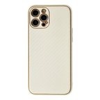 İphone 12 Pro Max Kılıf Coco Karbon Silikon - Beyaz