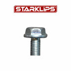 Kendinden Pullu Civata Beyaz M6X10 25 Adet