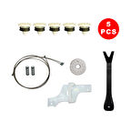 Cam Kriko Tamir Seti Sağ Ön Peugeot 508 2011-2016  968808180