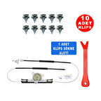 Renault Megane 1 1996-2003 7700834346  Sağ Ön Cam Kriko Tamir Seti Sarmalı