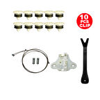 Renault Clio4 2013-2016 Manuel   827013204 Sağ Arka Cam Tamir Seti