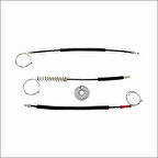 BMW 6 serisi Gran Coupe F06 2011-2019 7275398-97 Sol Ön Cam Tamir Seti