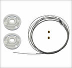 VW T5 Caravelle 2003-2014 7E1843872 Sürgü Kapı Sağ Cam Kriko Seti