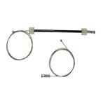BMW E60 5 serisi 2003-2010 E60 M5 2005-2010 E61 2004-2014 51357184745-746  Sol ve Sağ Arka Cam Teli 2 Adet