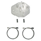 Renault Clio 2 Symbol 2002-2008 7700434697H Sağ Arka Manuel Cam Tamir Seti