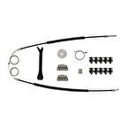 Ford Focus MK1 1998-2005 Sol Ön Cam Kriko Tamir Seti XS4123201 Klips + Aparatlı