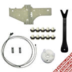 Peugeot 207 2006-2012 Arka Tel Cam Sol