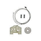 Mercedes Benz Sprinter 2006-2016 A9067200046 VW Crafter 2006-2016 2E0837401 Ayaklı Set Cam Sol Ön Ayaklı Klips + Aparatlı