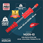 Pdr Kaporta Göçük Düzeltme Tokmağı Uzun Kısa Ayarlı Mil Plastik Uç Starklips 1,320KG K.40 U.46 cm