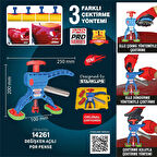 Profesyonel Boyasız Göçük Çektirme Pensesi Ayarlı Renkli Kutulu
