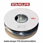 Kalaylı Kablo Ttr 2X1,5Mmx100Mt Mr