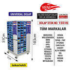 STAND DOLAP 103x51x51 UNİVERSAL 156 GÖZ 105LİK ÇEKMECE