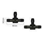 Klips Su Fıskiye T Tip Konnektör 9,9x48mm 4167810 GM Chrysler  10 Adet