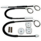 Cam Kriko Tamir Seti Sağ Ön Peugeot 607 Plastik Ayaklı 1999-2010 9650734880