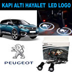 Kapı Altı 3D Hayalet LED Logo Peugeot